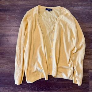 Yellow Cardigan Sweater